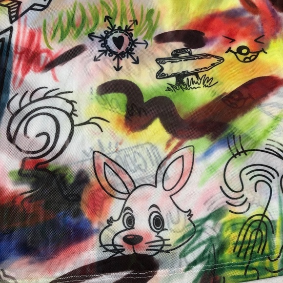 Shein Curve Shirt 2XL Rabbits Short Sleeve Tee - Picture 2 of 10